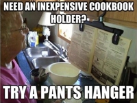 Manteresting Cookbook Holder